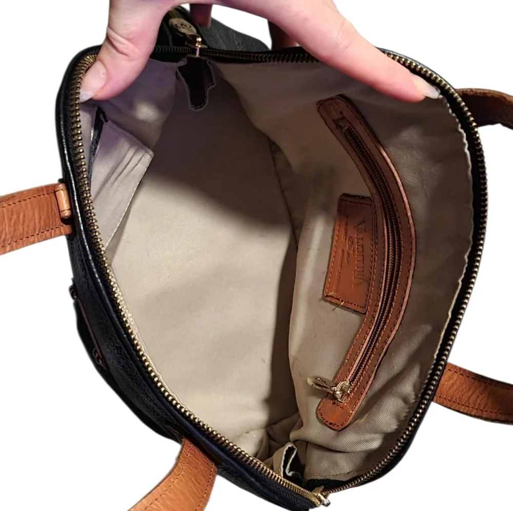 Valentina Leather Top Handle Satchel